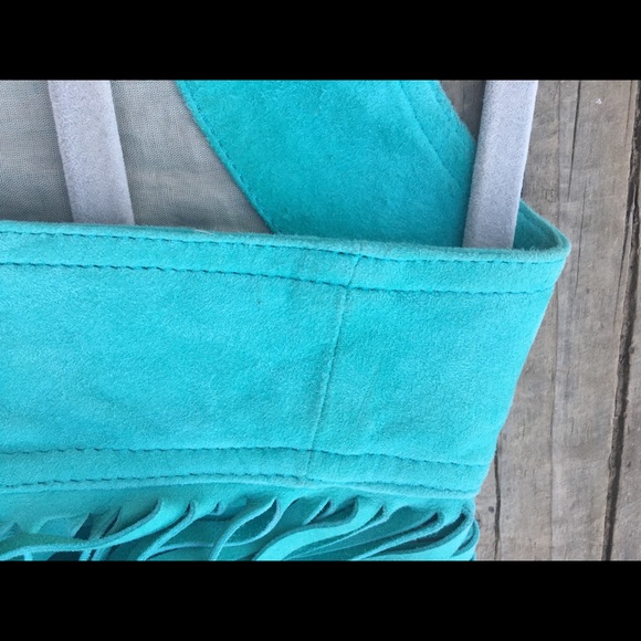 Spell Designs Cowgirl Dreamin Turquoise Vest - Picture 8 of 8